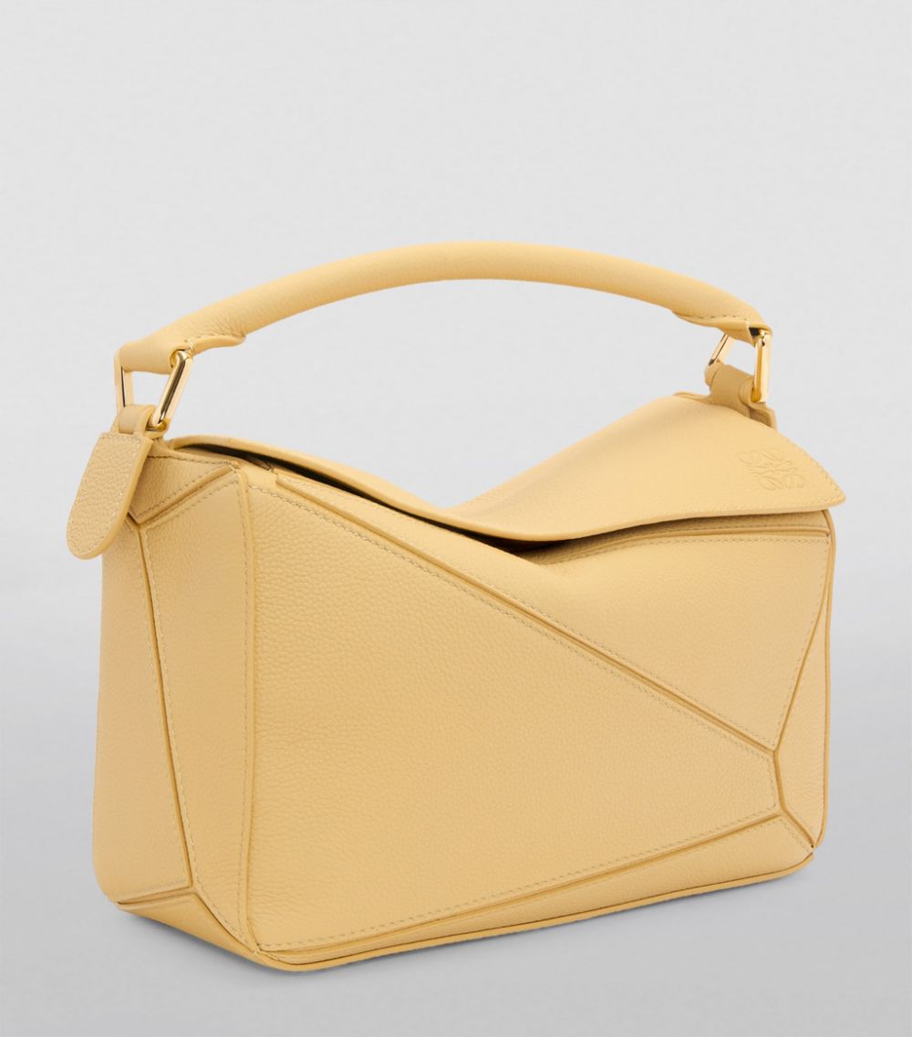 Loewe LOEWE Small Leather Puzzle Top-Handle Bag