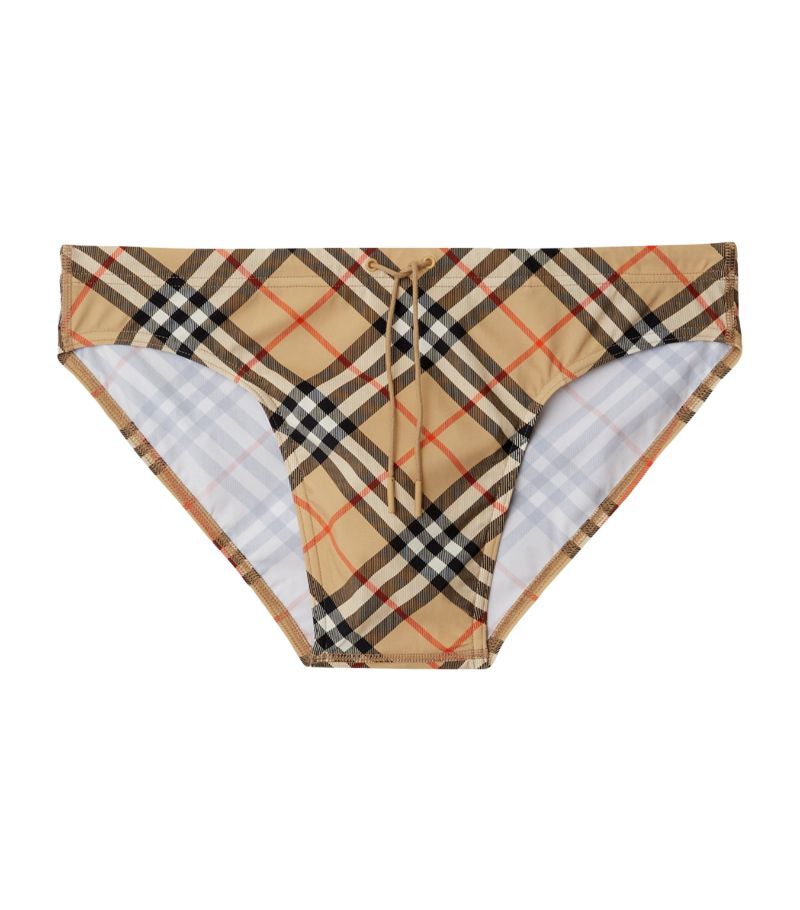 Burberry Burberry Check Swim Briefs