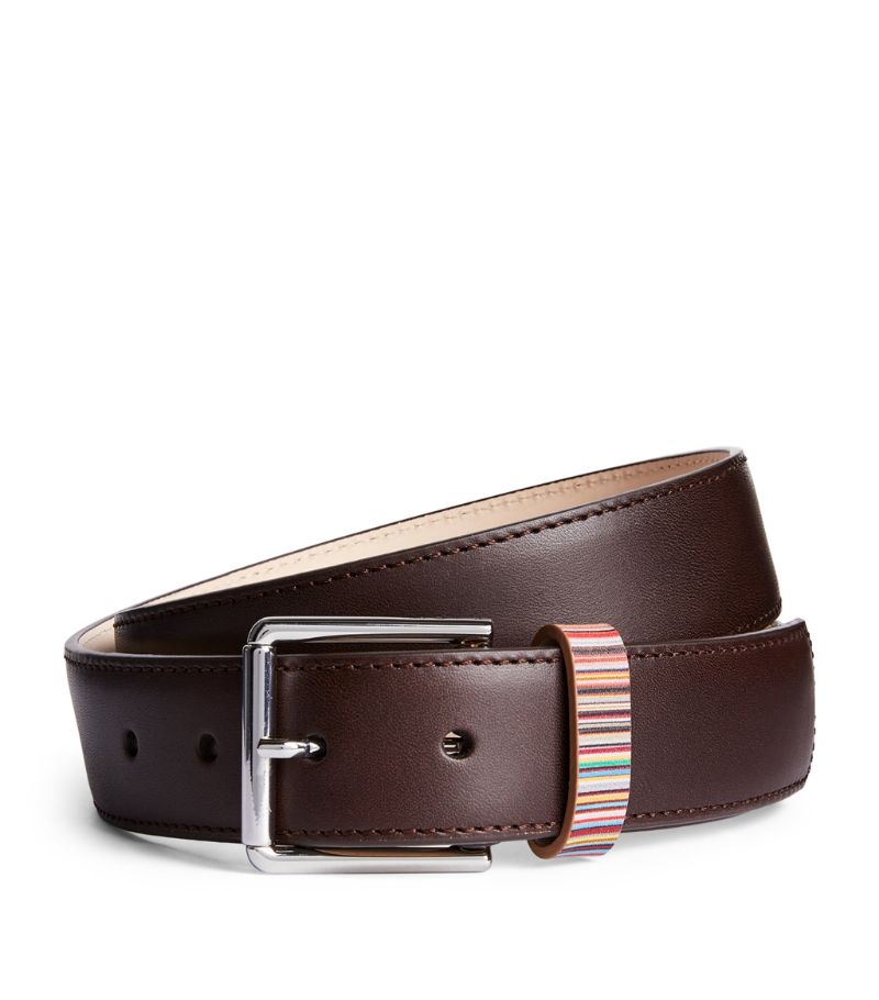 Paul Smith Paul Smith Leather Signature Stripe Belt