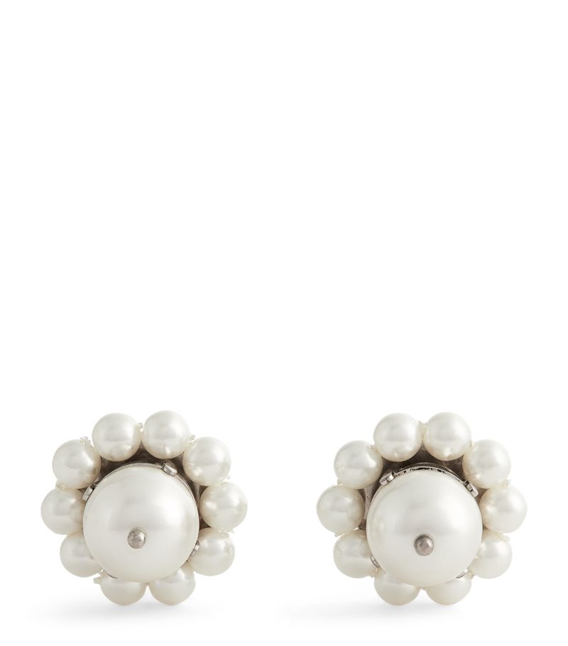 Simone Rocha Simone Rocha Pearl Daisy Cufflinks