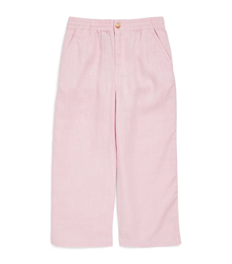 Ralph Lauren Kids Ralph Lauren Kids Linen Wide-Leg Trousers (7-16 Years)