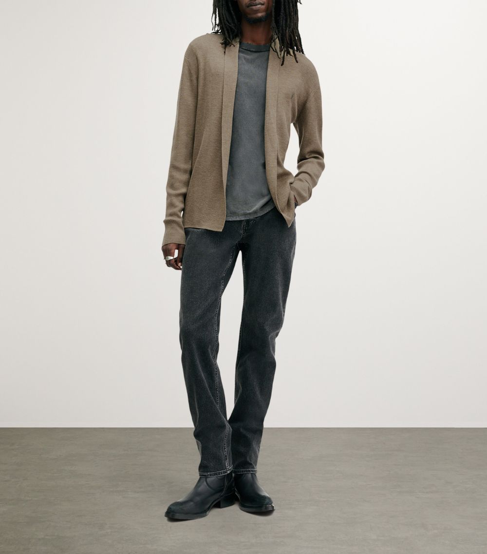 Allsaints Allsaints Merino Wool Mode Open Cardigan