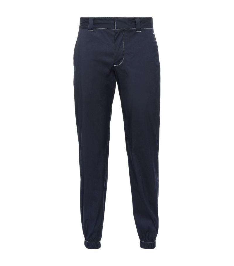 Prada Prada Stretch Cotton-Blend Trousers