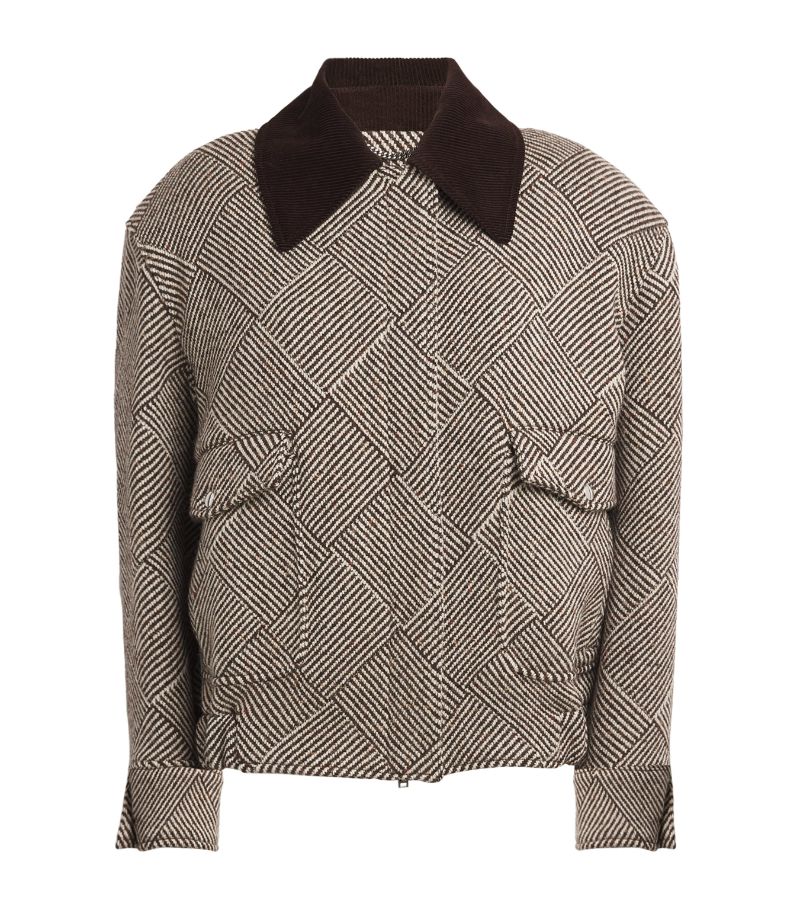 Stella McCartney Stella Mccartney Tweed Bomber Jacket