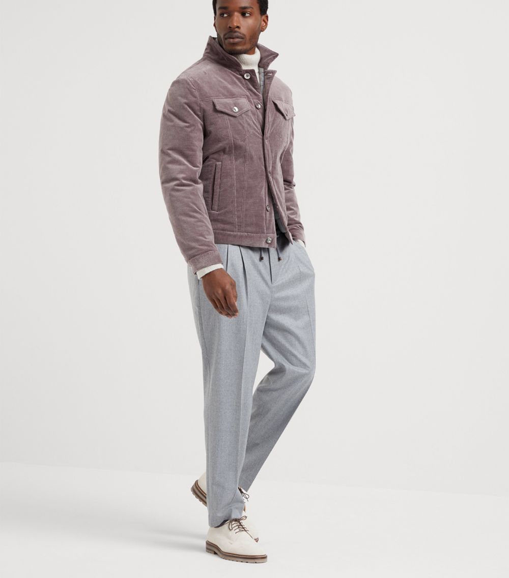 Brunello Cucinelli Brunello Cucinelli Virgin Wool Drawstring Trousers