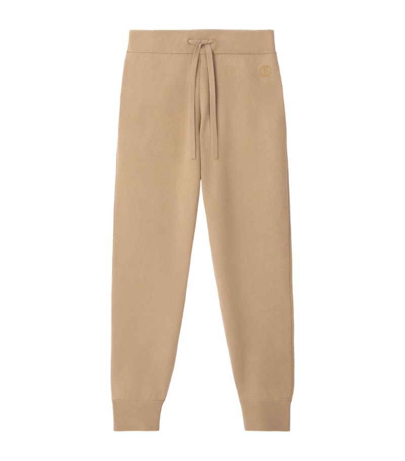 Burberry Burberry Cashmere-Cotton Monogram Sweatpants