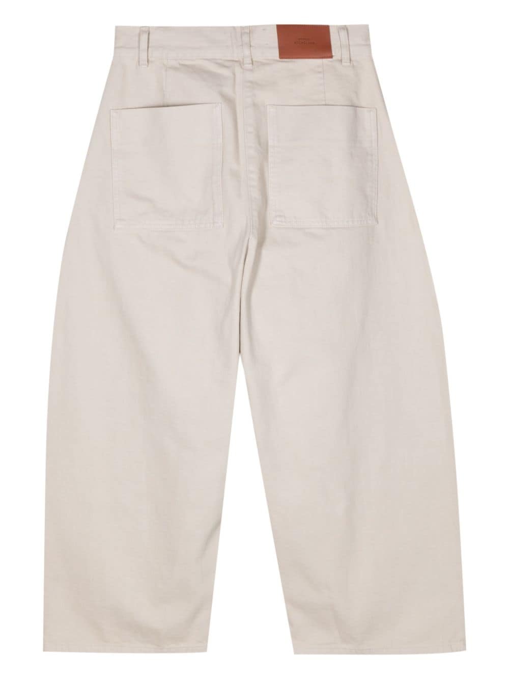 Studio Nicholson STUDIO NICHOLSON- Wide Leg Cropped Denim Pants