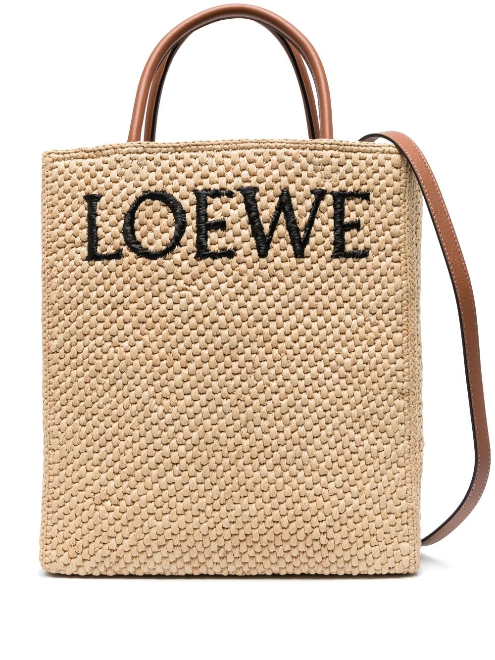 Loewe LOEWE- Standard A4 Rafia Tote Bag