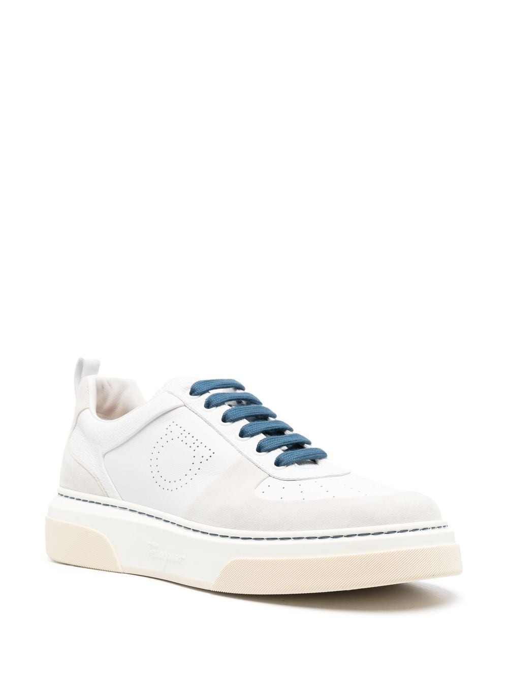 Ferragamo FERRAGAMO- Leather Sneakers