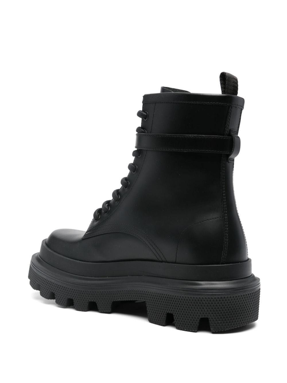 Dolce & Gabbana DOLCE & GABBANA- Leather Combat Boots