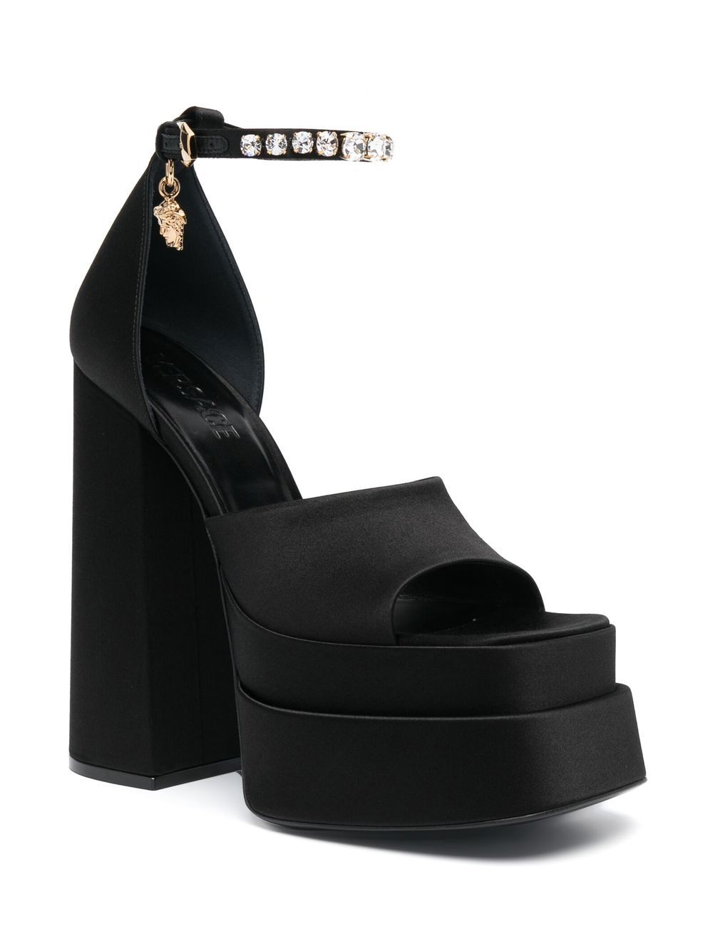 Versace VERSACE- Satin Platform Sandals