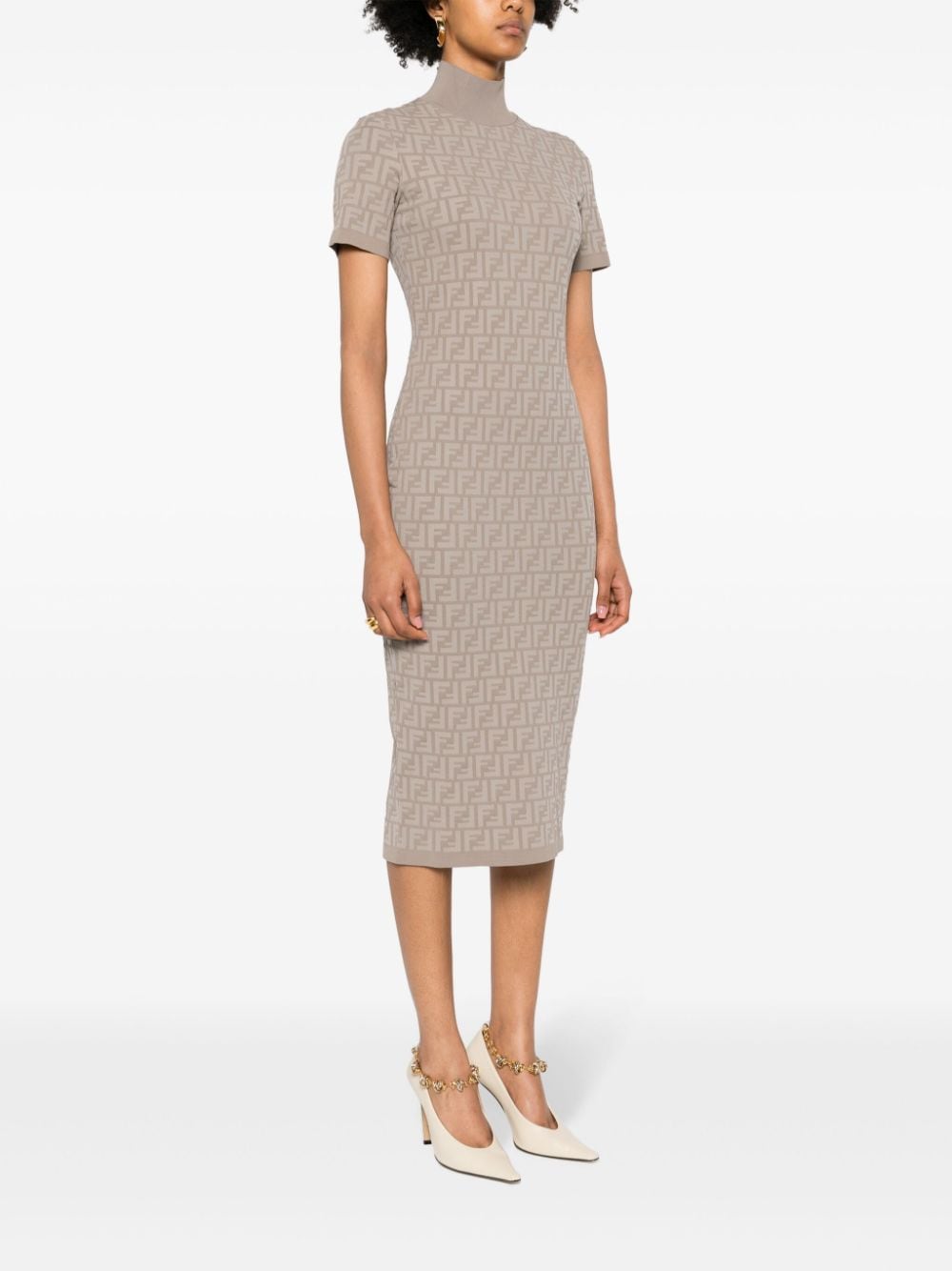 FENDI FENDI- Ff Midi Dress