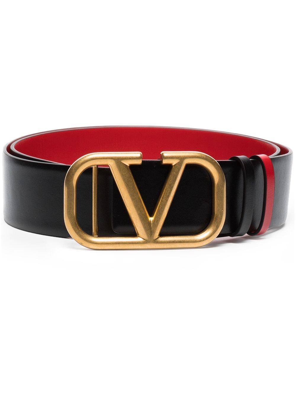 VALENTINO GARAVANI VALENTINO GARAVANI- Vlogo Signature Leather Belt