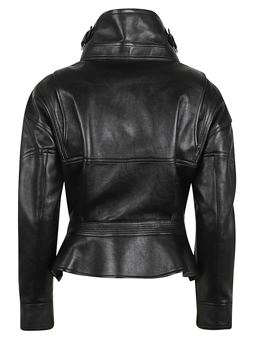 Alexander McQueen ALEXANDER MCQUEEN- Leather Biker Jacket