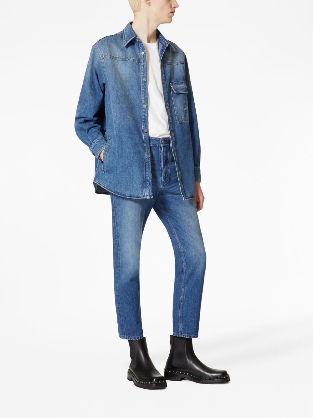 Valentino VALENTINO- Denim Shirt