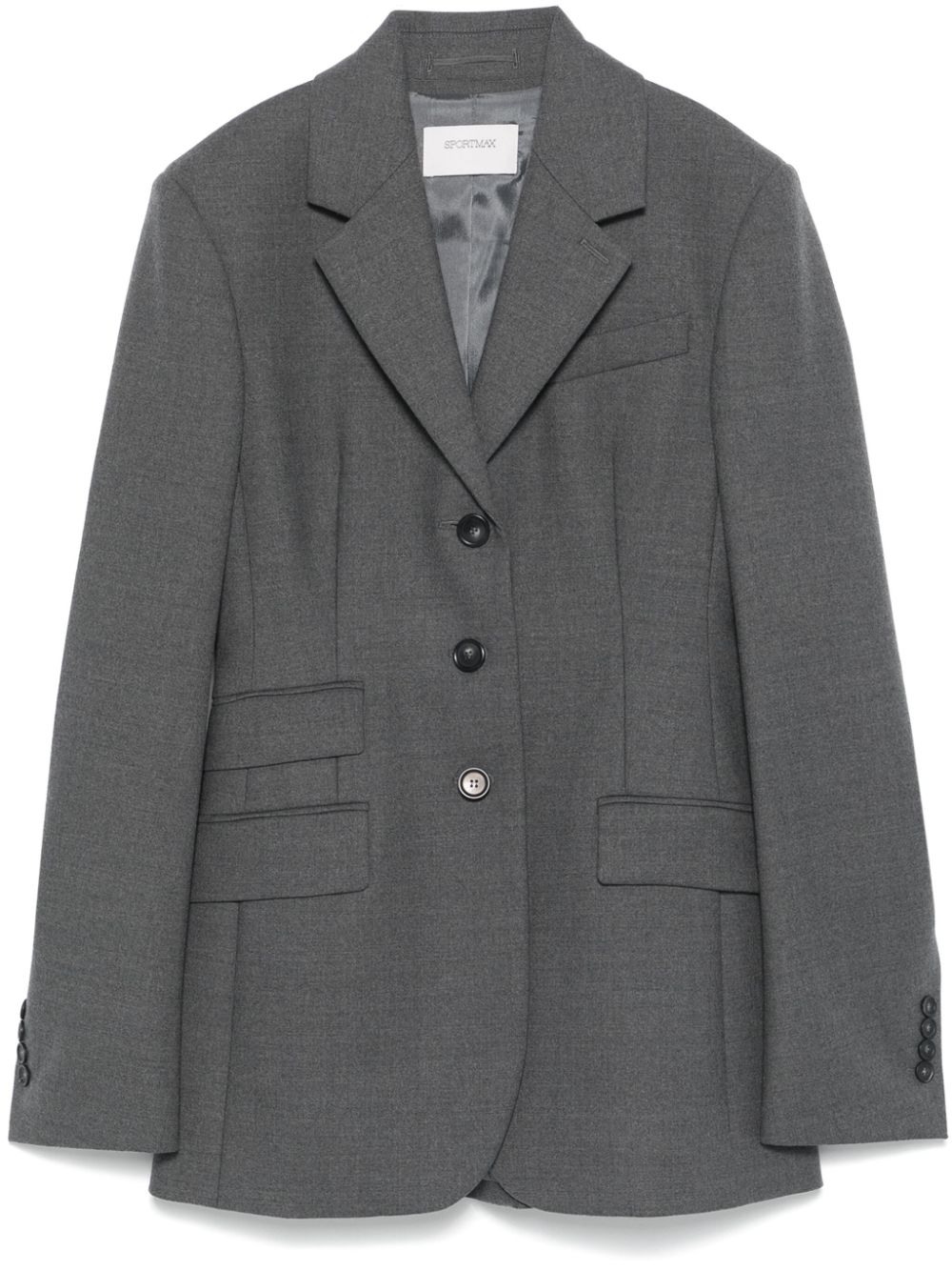 Sportmax SPORTMAX- Wool Single-breasted Jacket