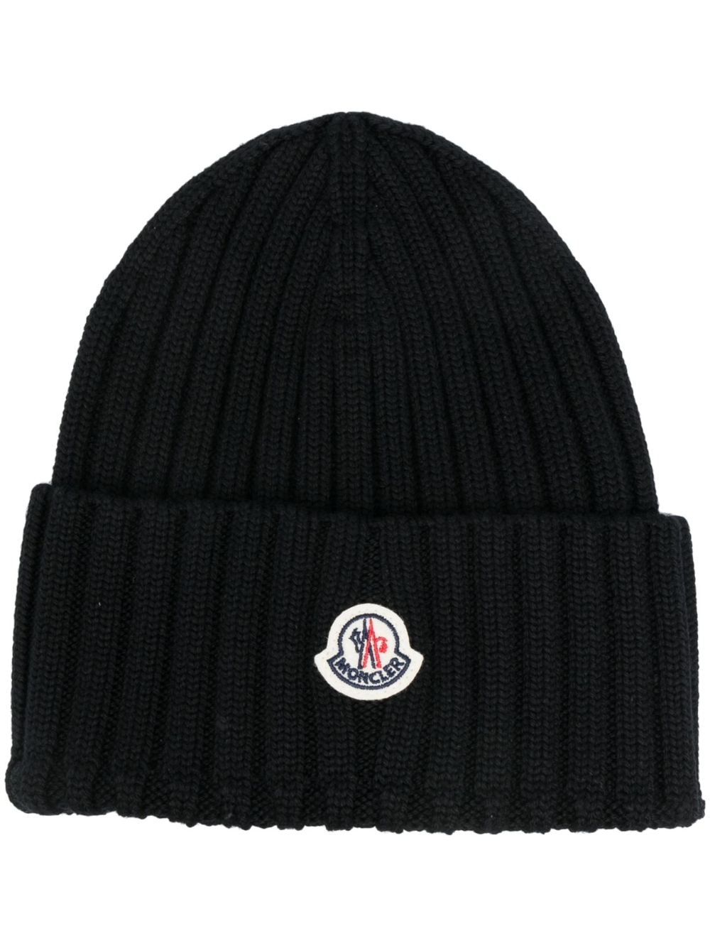 Moncler MONCLER- Logo Wool Beanie