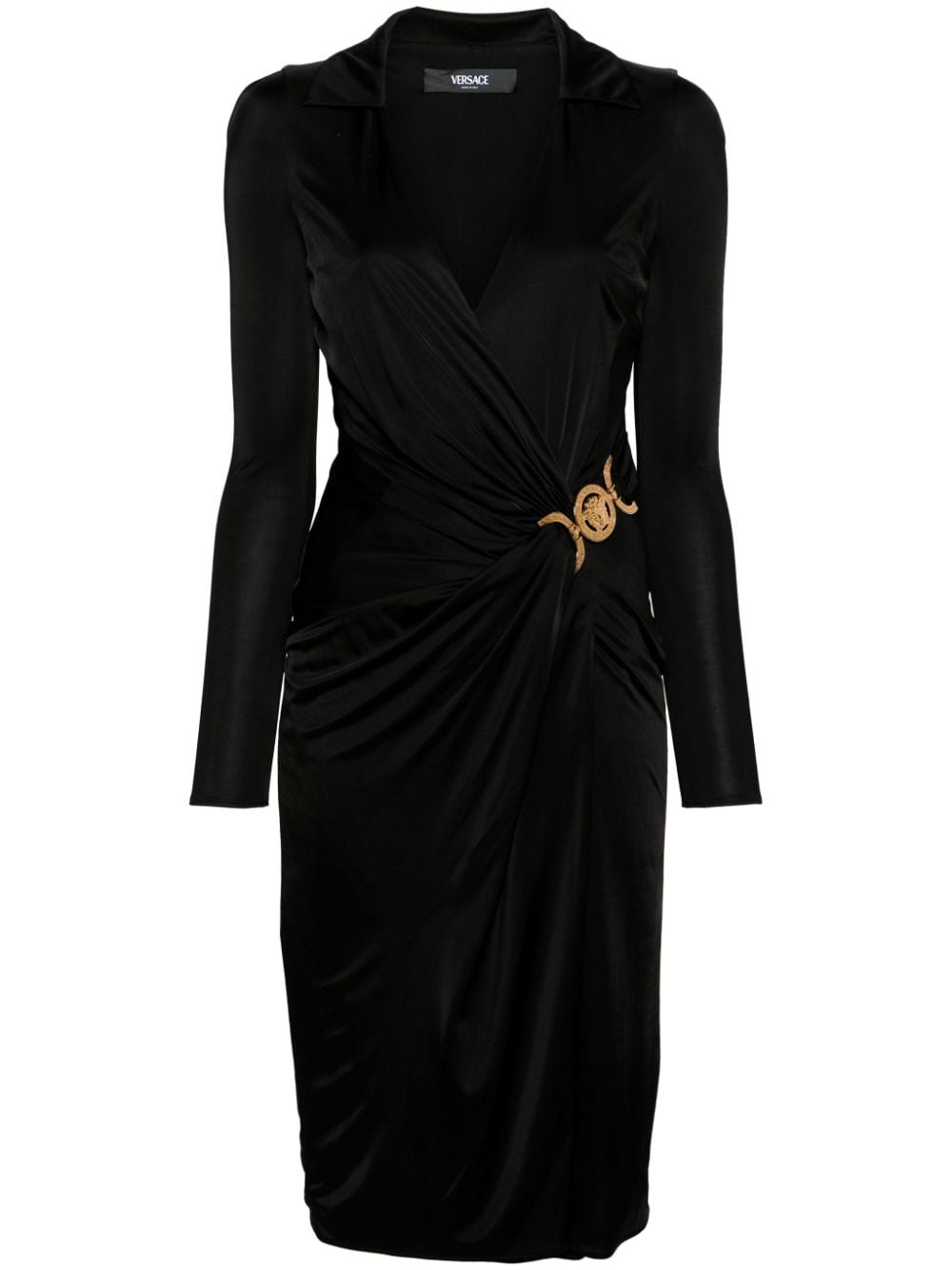 Versace VERSACE- Medusa '95 Stretch Jersey Midi Dress