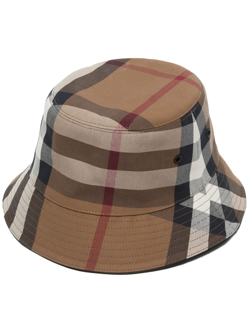 Burberry BURBERRY- Checked Cotton Bucket Hat