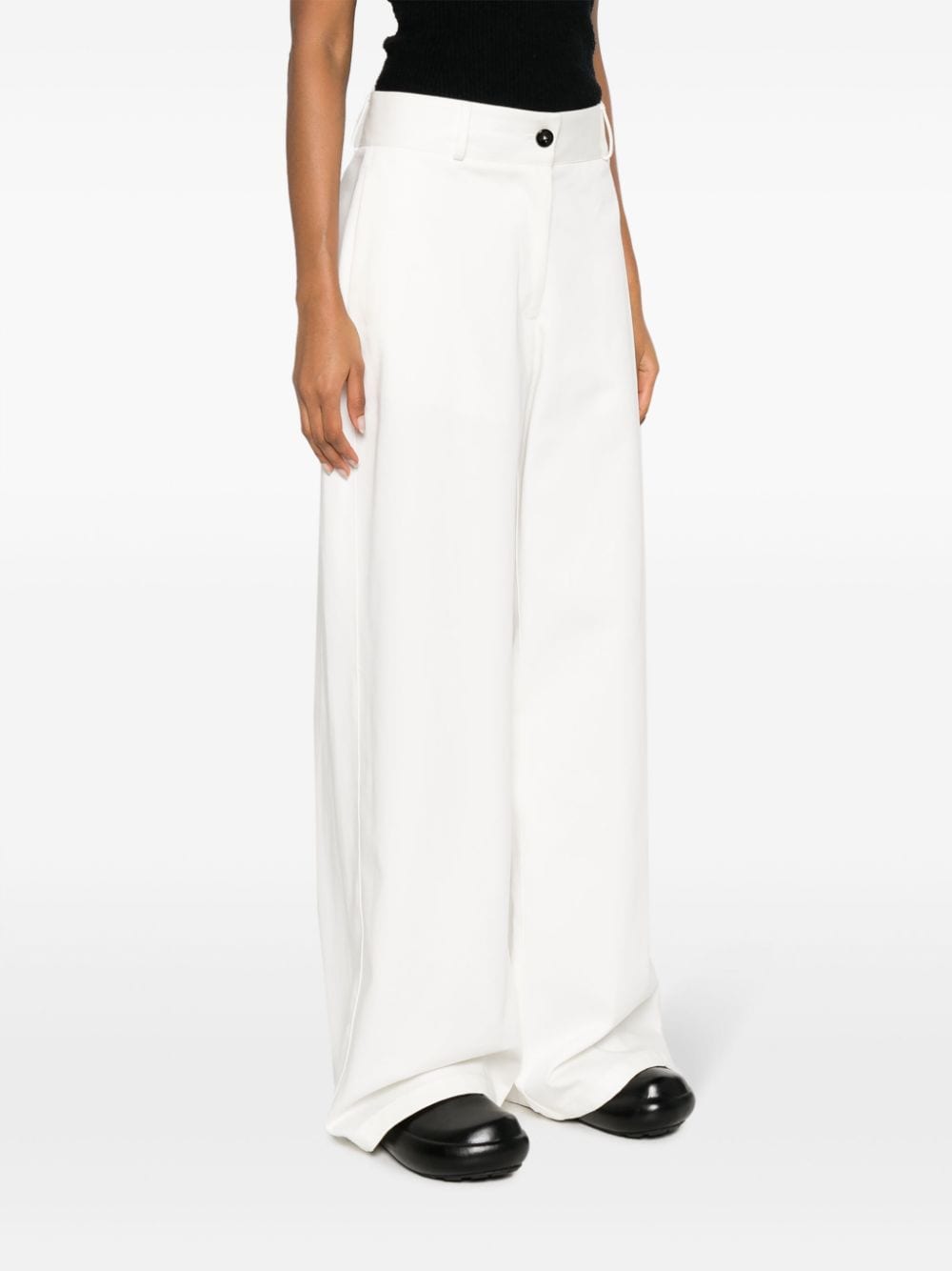 Jil Sander JIL SANDER- Wide-leg Cotton Trousers