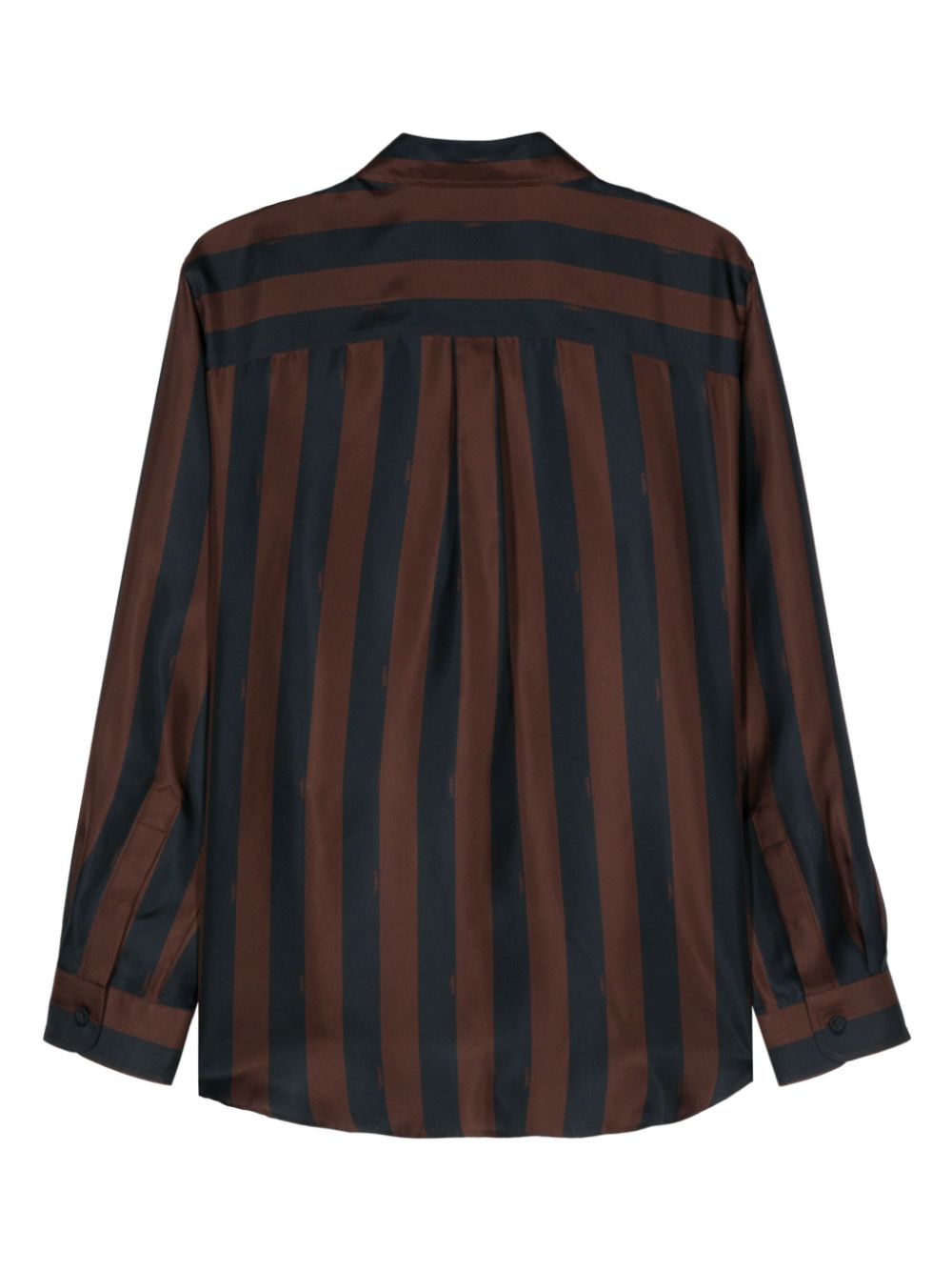 FENDI FENDI- Striped Silk Shirt