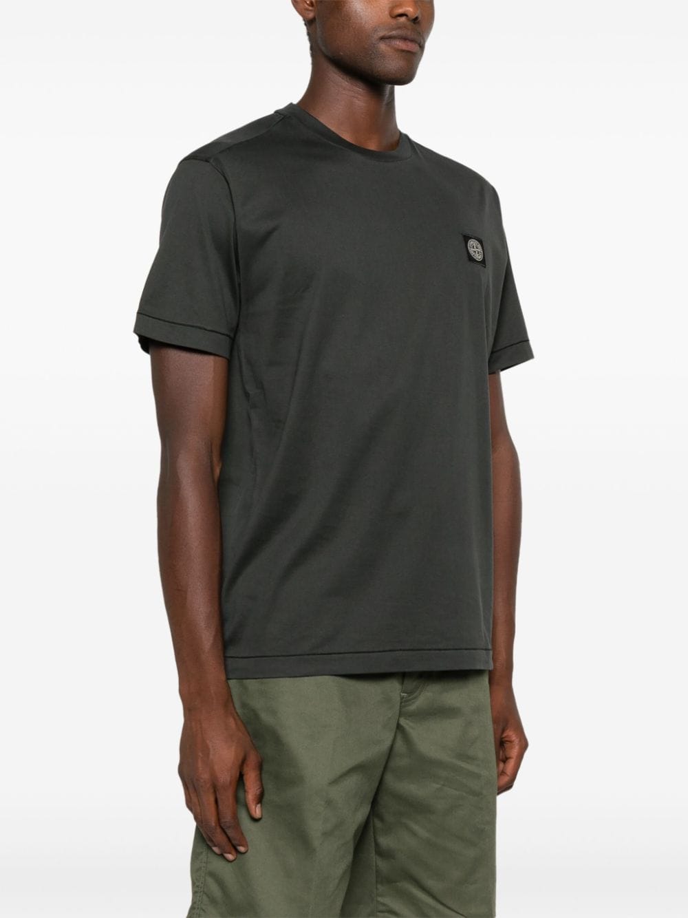 Stone Island STONE ISLAND- T-shirt With Logo