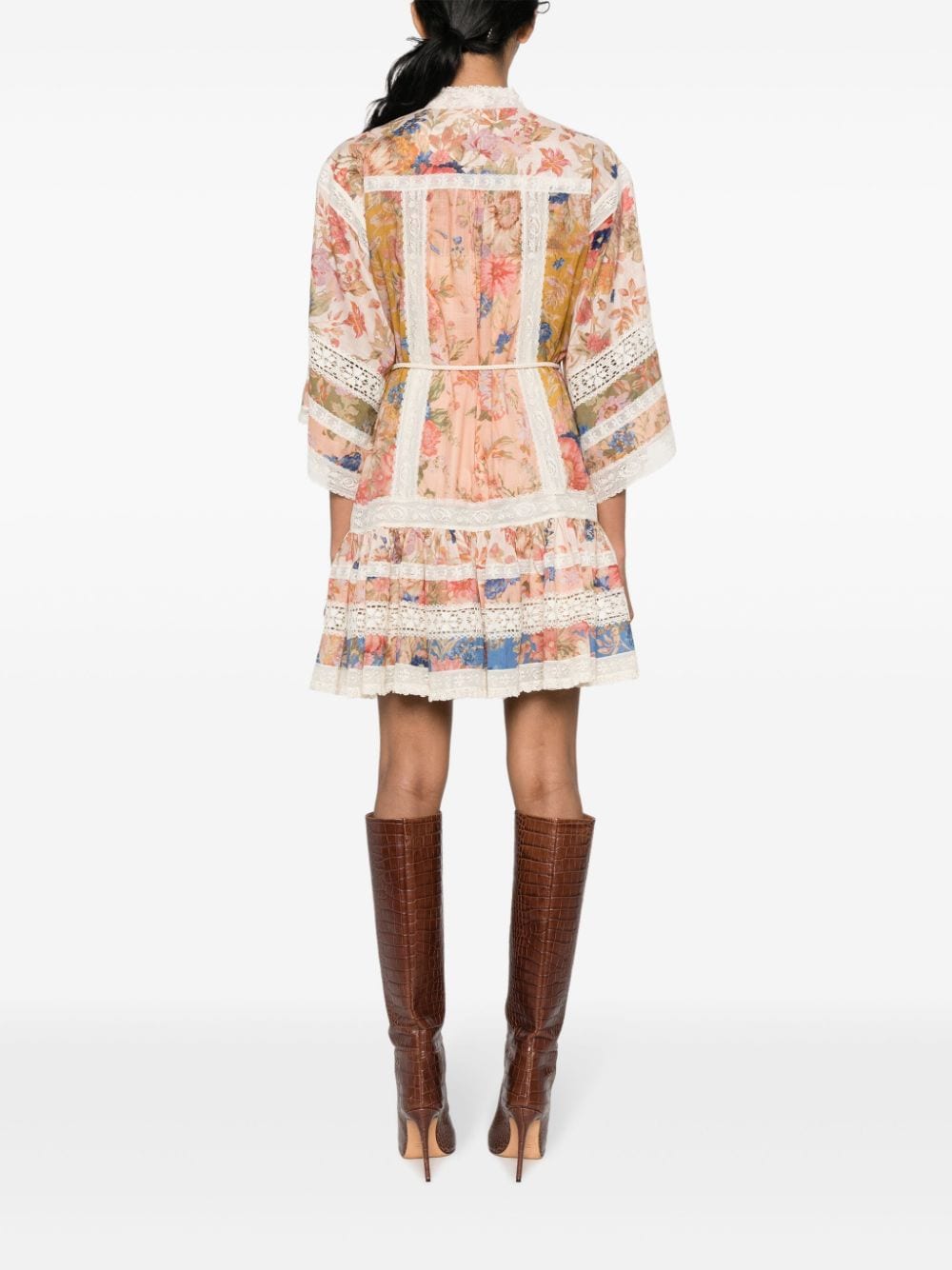 Zimmermann ZIMMERMANN- Lace Trimmed Mini Dress