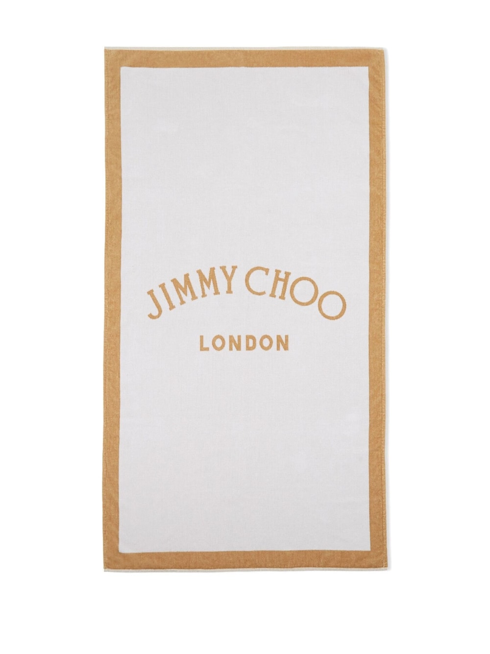 Jimmy Choo JIMMY CHOO- Logo Cotton Beach Towel