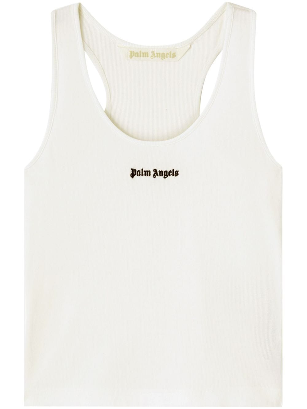 PALM ANGELS PALM ANGELS- Logo Ribbed Tank Top