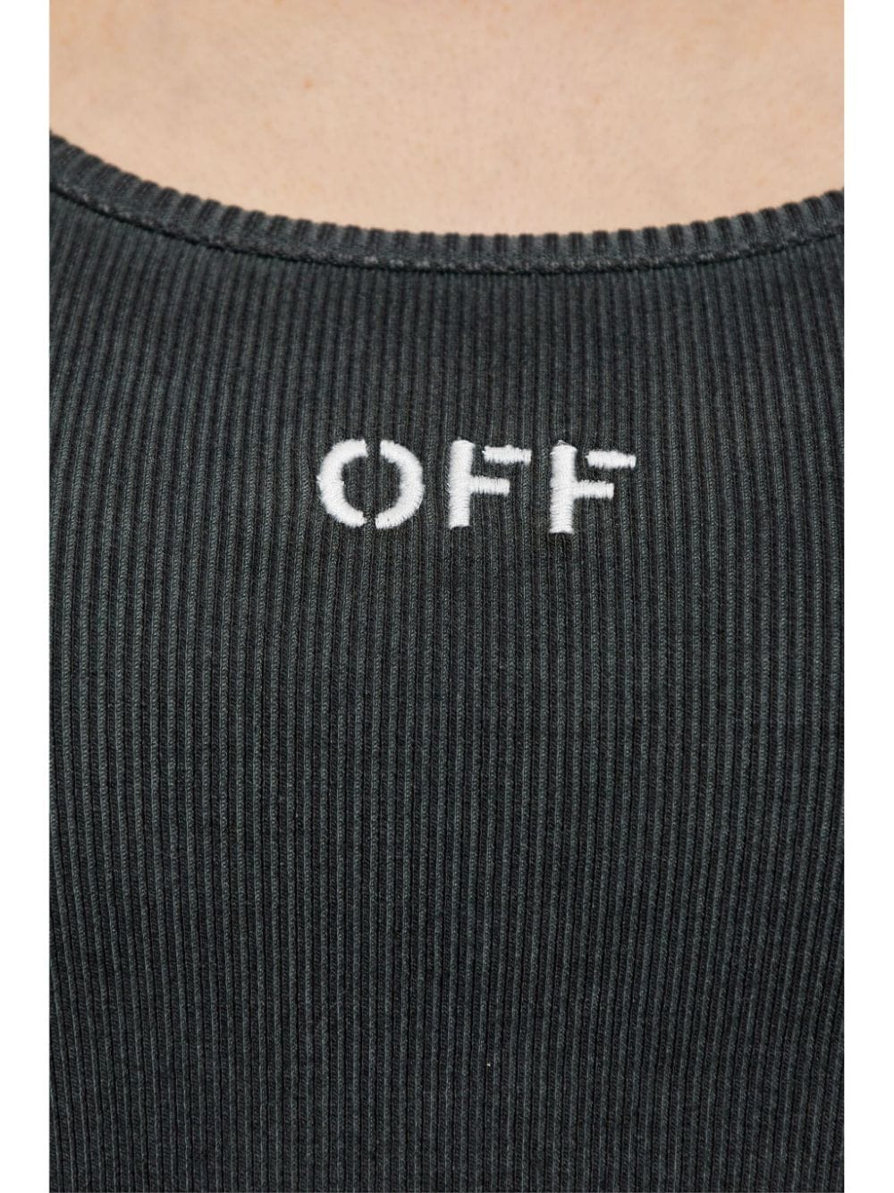 OFF-WHITE OFF-WHITE- Logo Cotton Tank Top