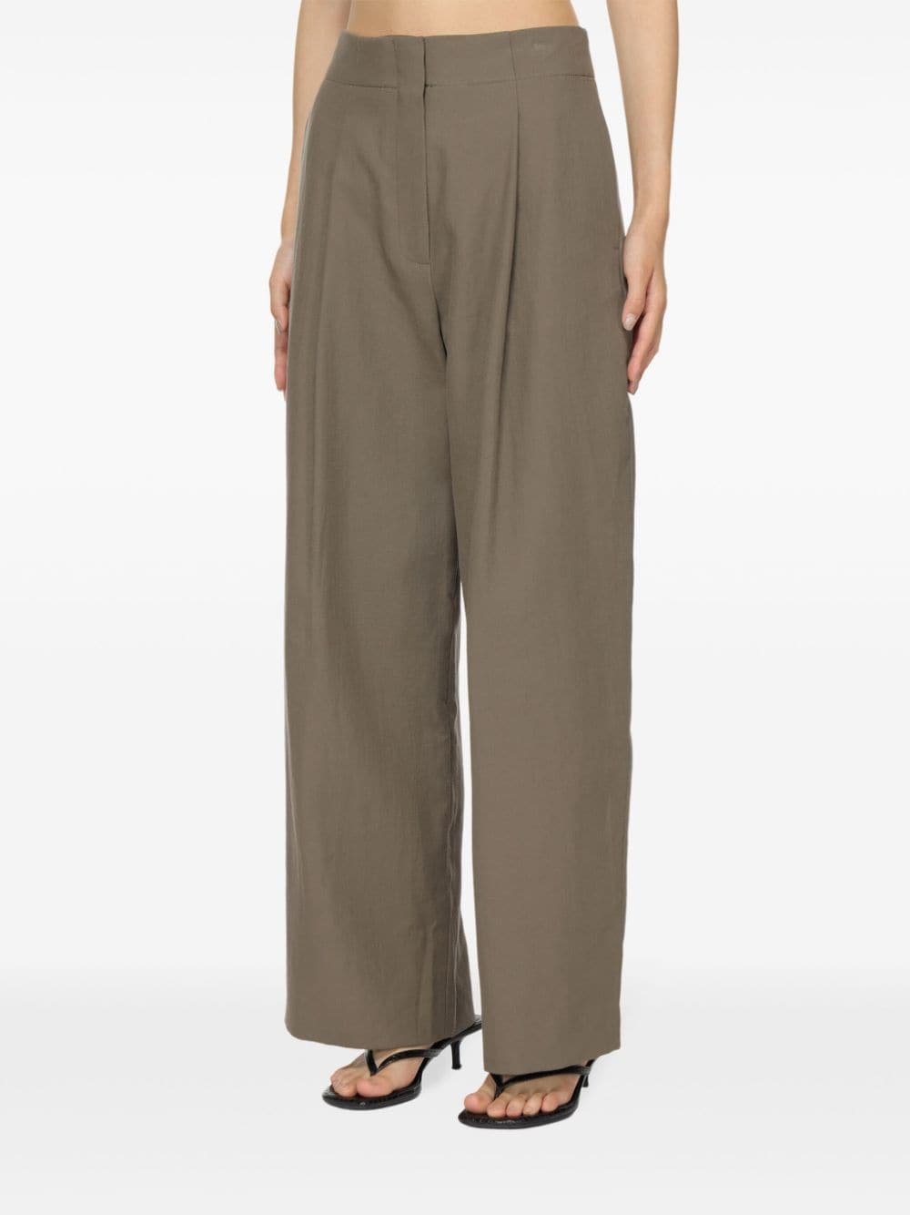 Studio Nicholson STUDIO NICHOLSON- Wide Leg Cropped Trousers