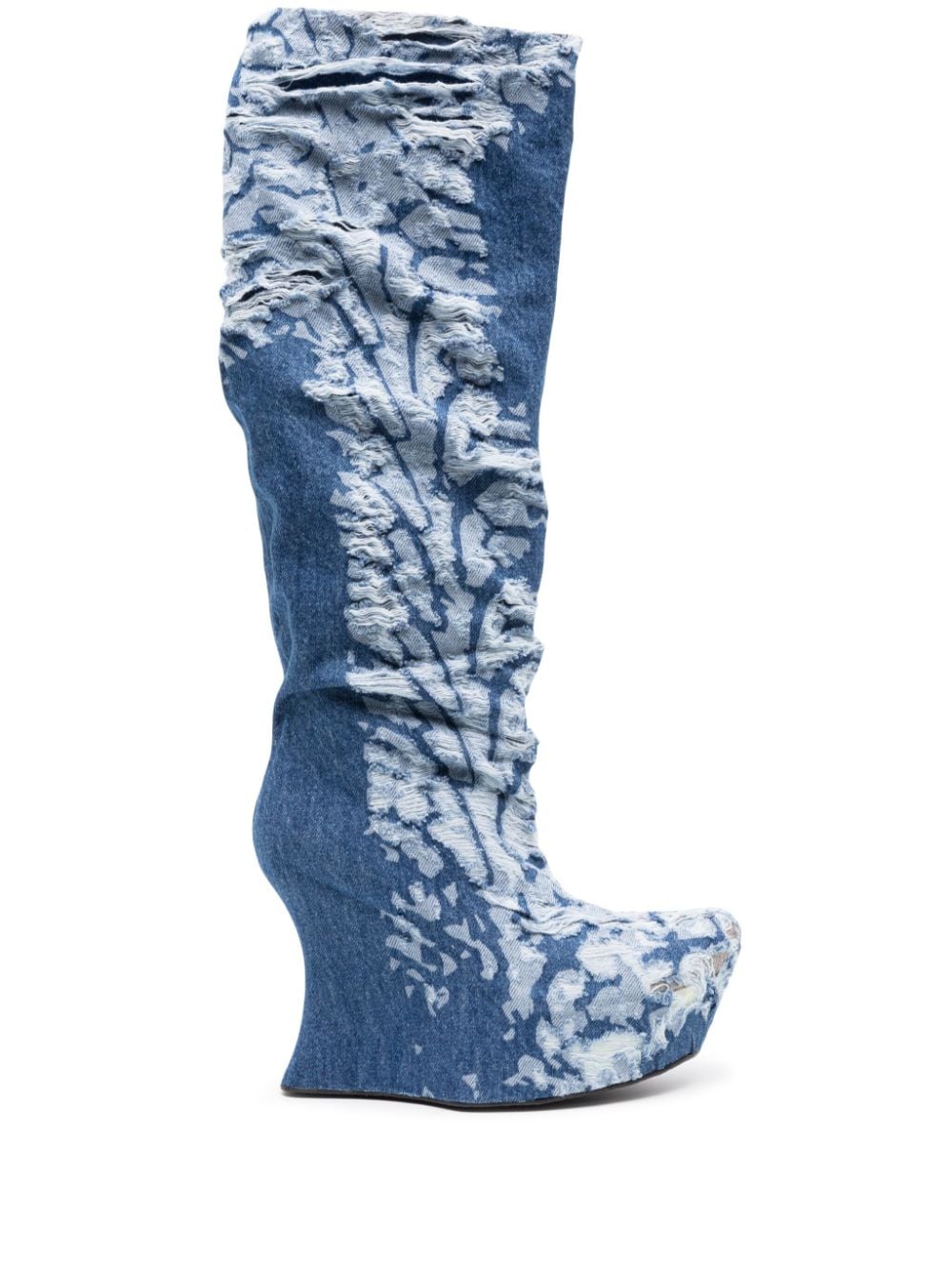 Masha Popova MASHA POPOVA- Denim Heel Boots