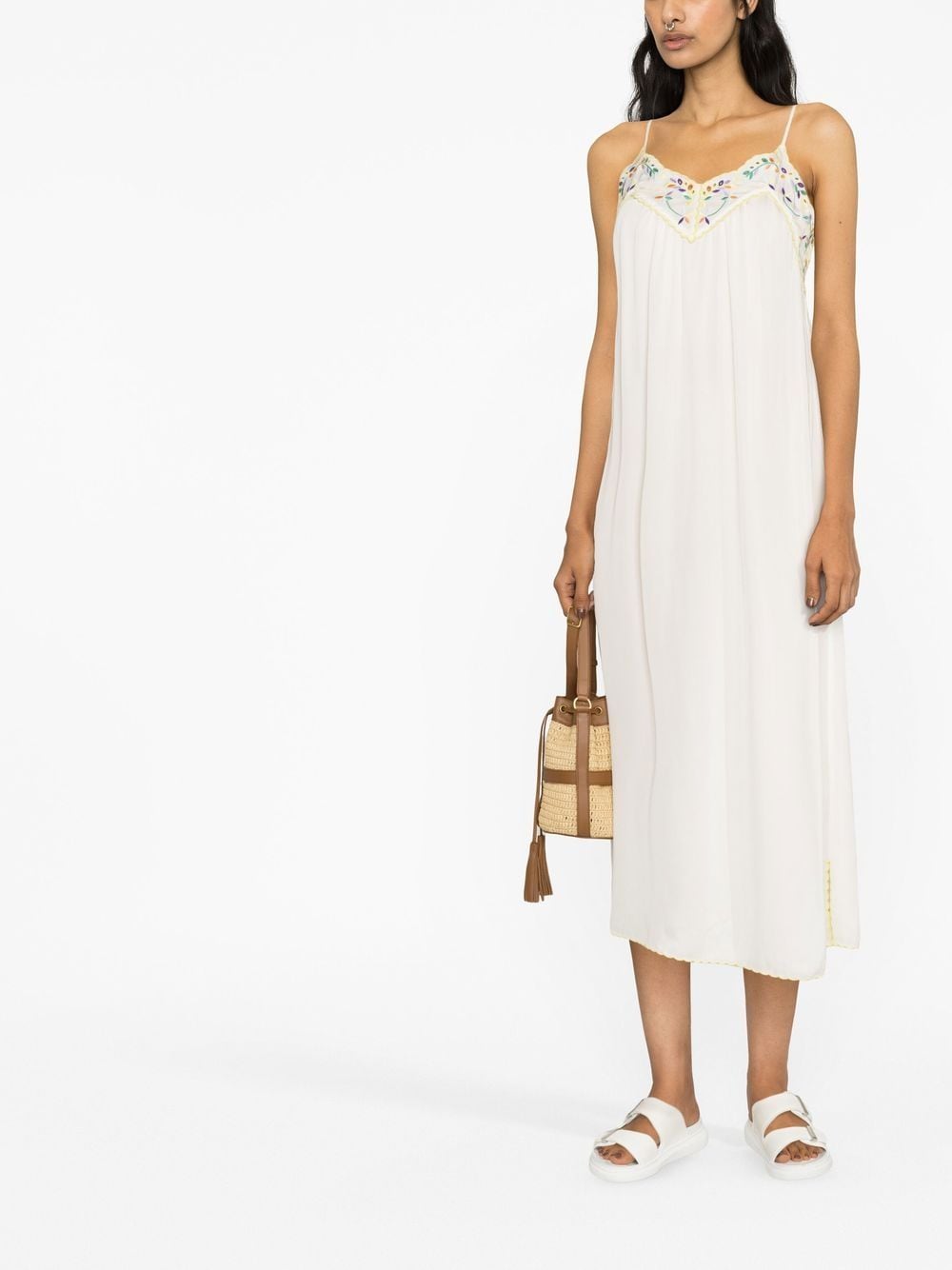 See By Chloé SEE BY CHLOÉ- Embroidered Slip Dress