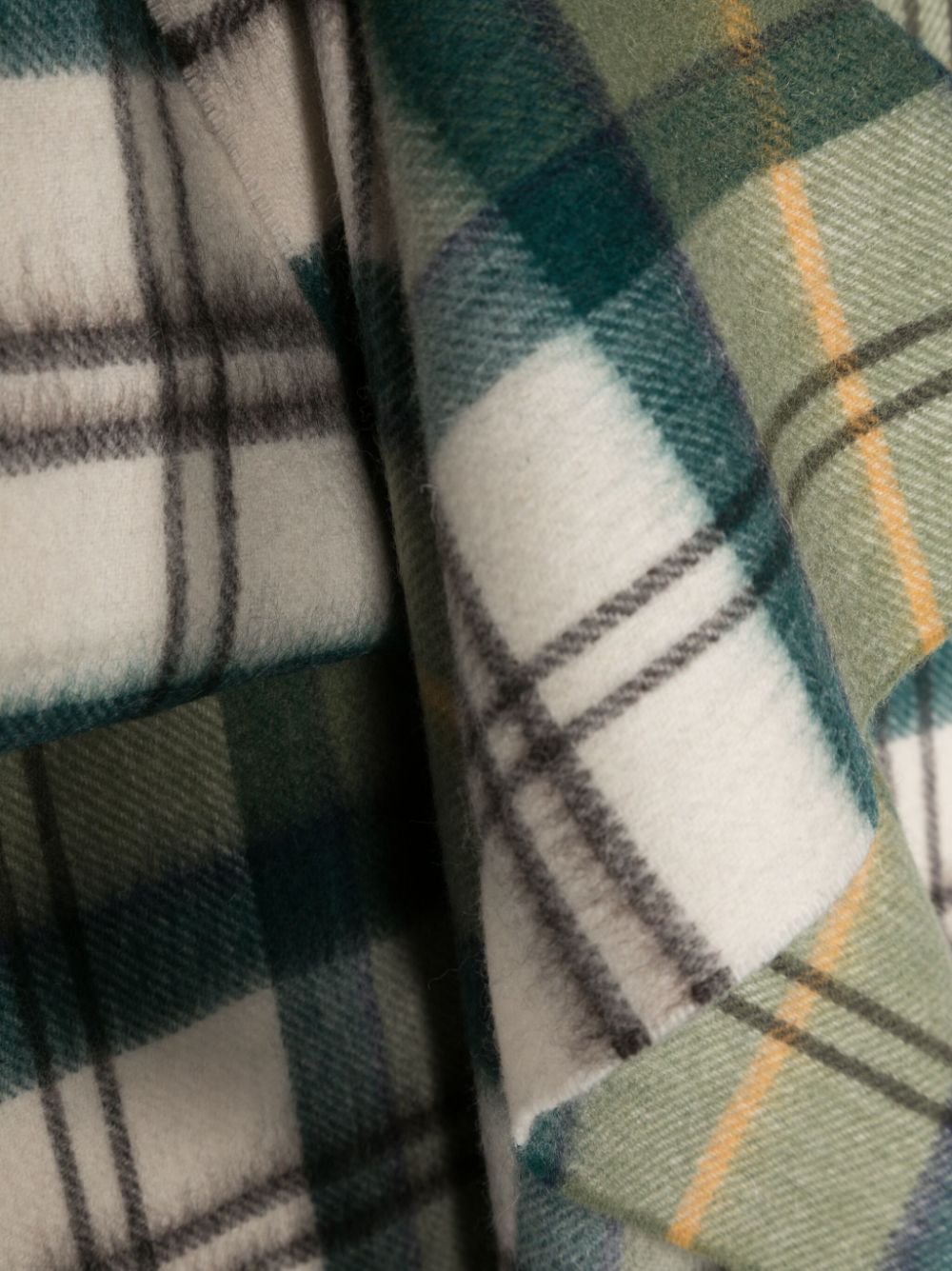 Barbour BARBOUR- Wool Scarf With Tartan Motif