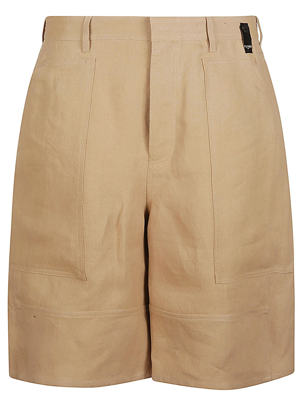 FENDI FENDI- Cotton Bermuda Shorts