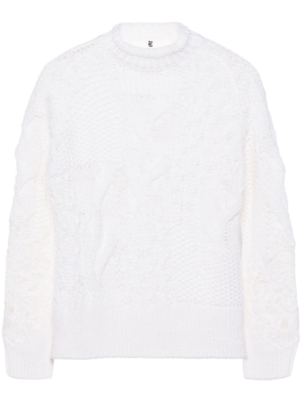 Ermanno Scervino ERMANNO SCERVINO- Embroidered Wool Sweater