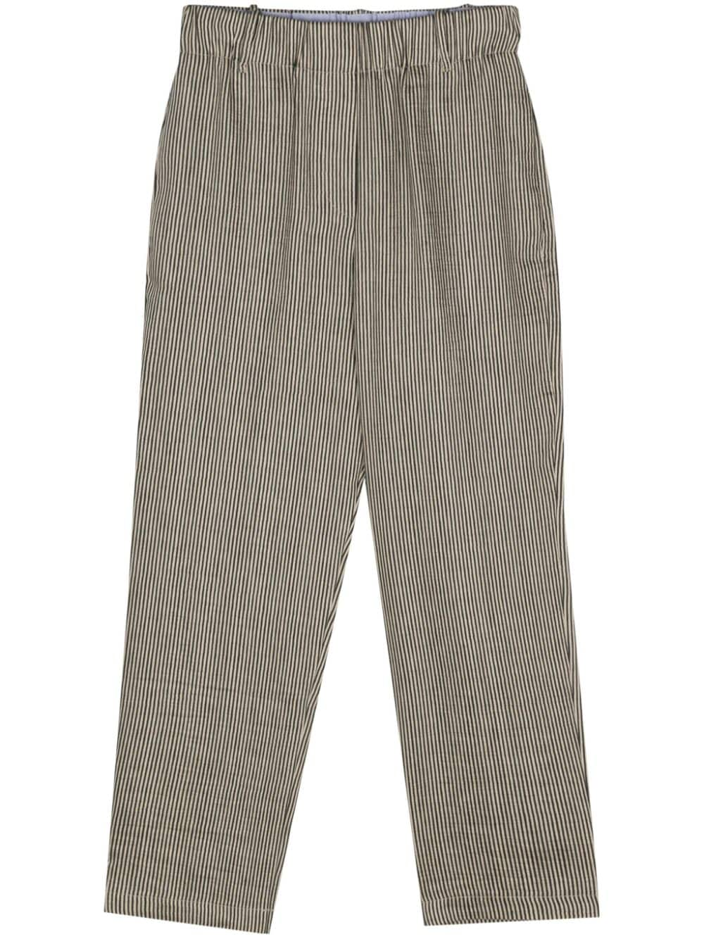 Alysi ALYSI- Elasticated Waist Striped Trousers