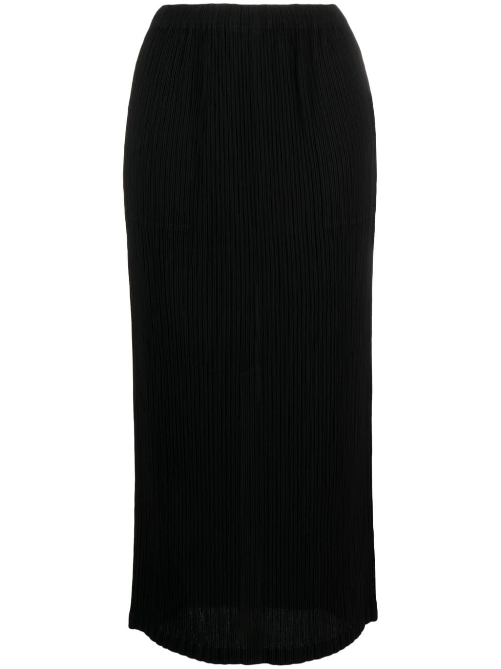 Issey Miyake ISSEY MIYAKE- Pleated Long Skirt