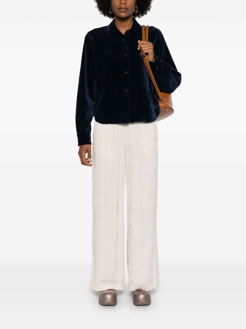 Forte Forte FORTE FORTE- Corduroy Wide-leg Trousers