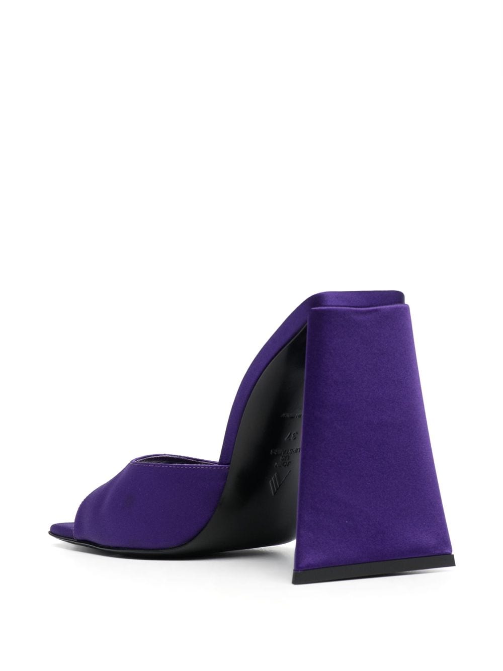 The Attico THE ATTICO- Devon Satin Mules