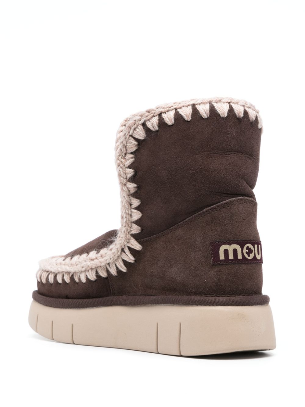 Mou MOU- Eskimo 18 Bounce Suede Ankle Boots