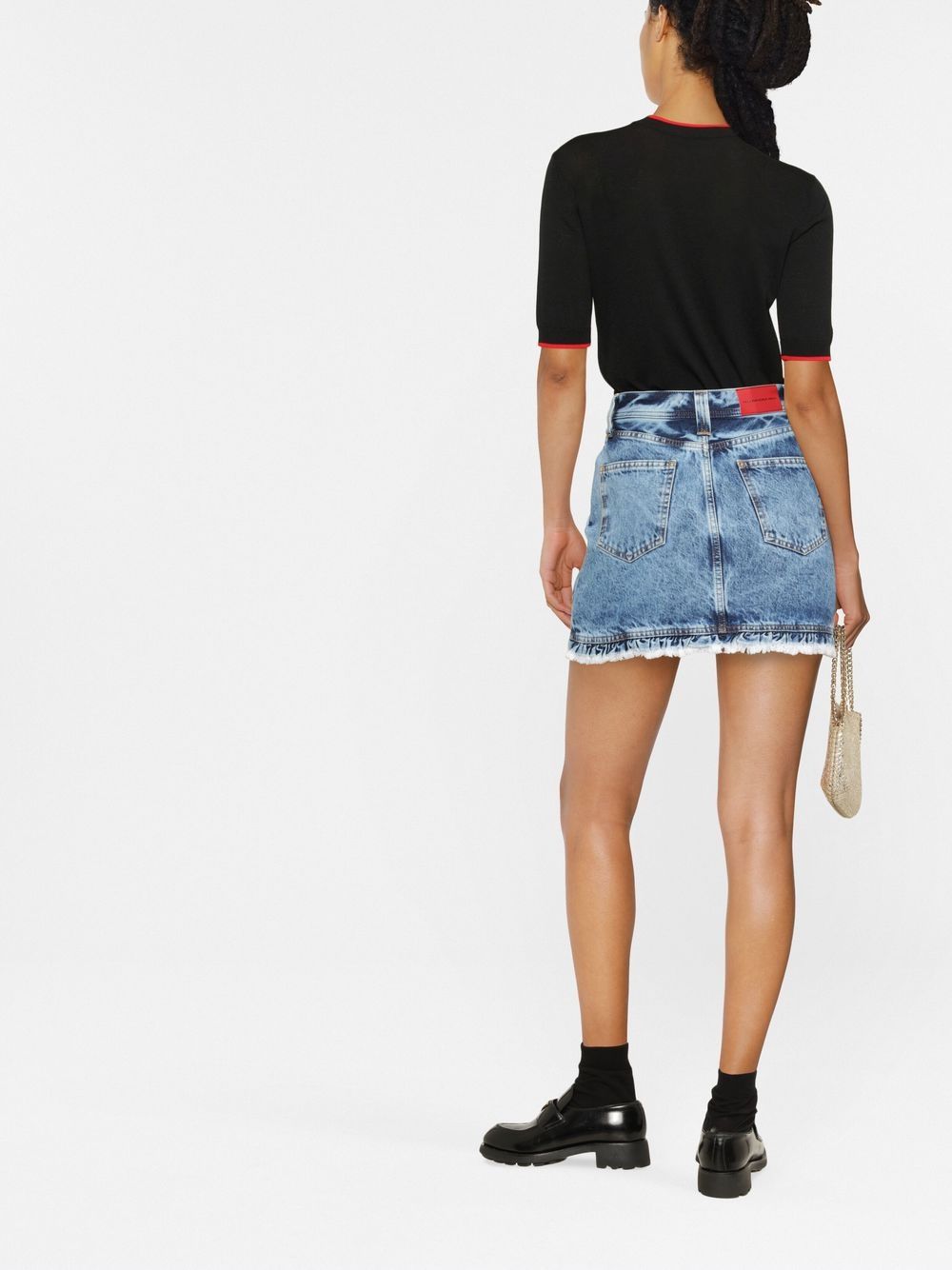 Alessandra Rich ALESSANDRA RICH- Denim Mini Skirt