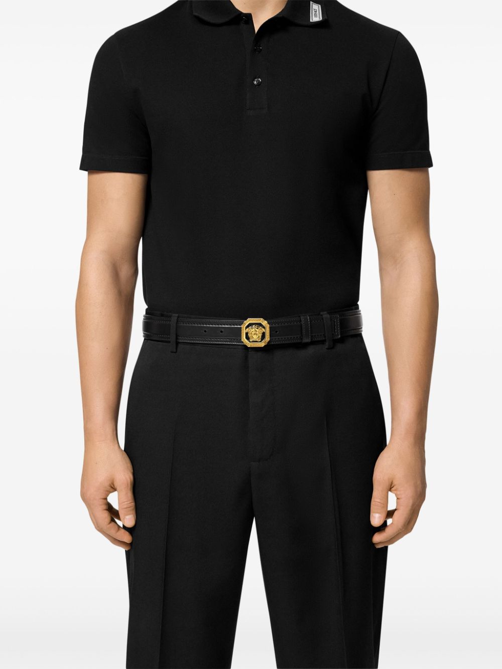 Versace VERSACE- Medusa Leather Belt