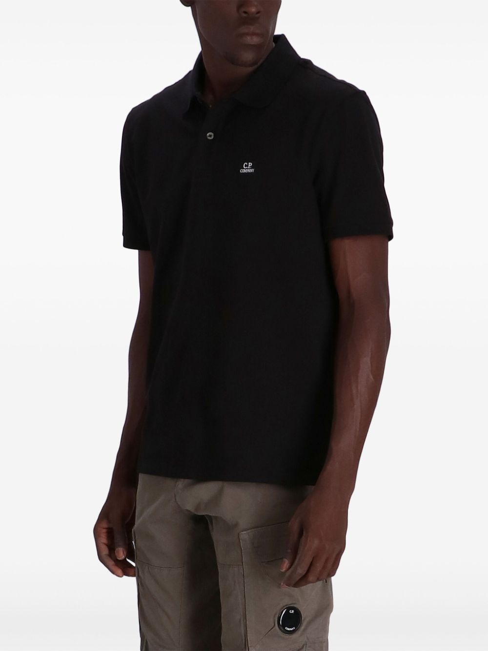 C.P. Company C.P. COMPANY- Logo Cotton Polo Shirt