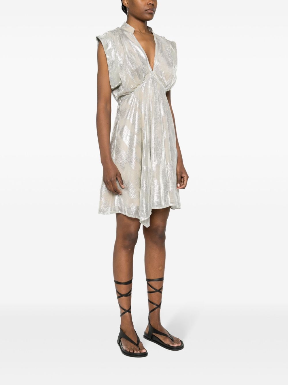 Iro IRO- Laminated Effect Shor Dress