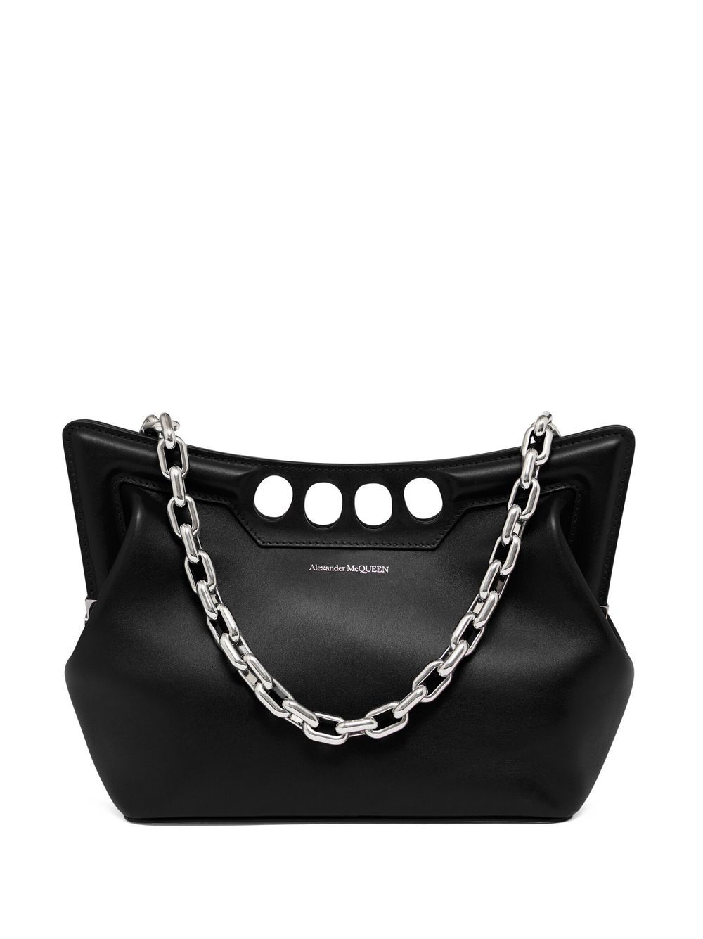 Alexander McQueen ALEXANDER MCQUEEN- The Small Peak Leather Shoulder Bag