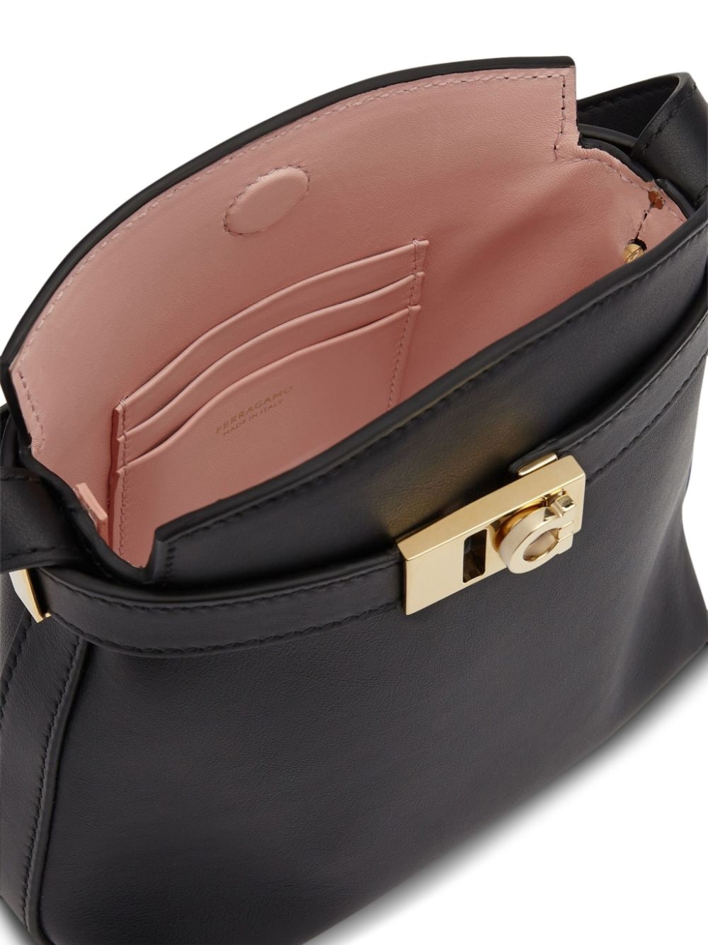 Ferragamo FERRAGAMO- Hug Leather Mini Bag