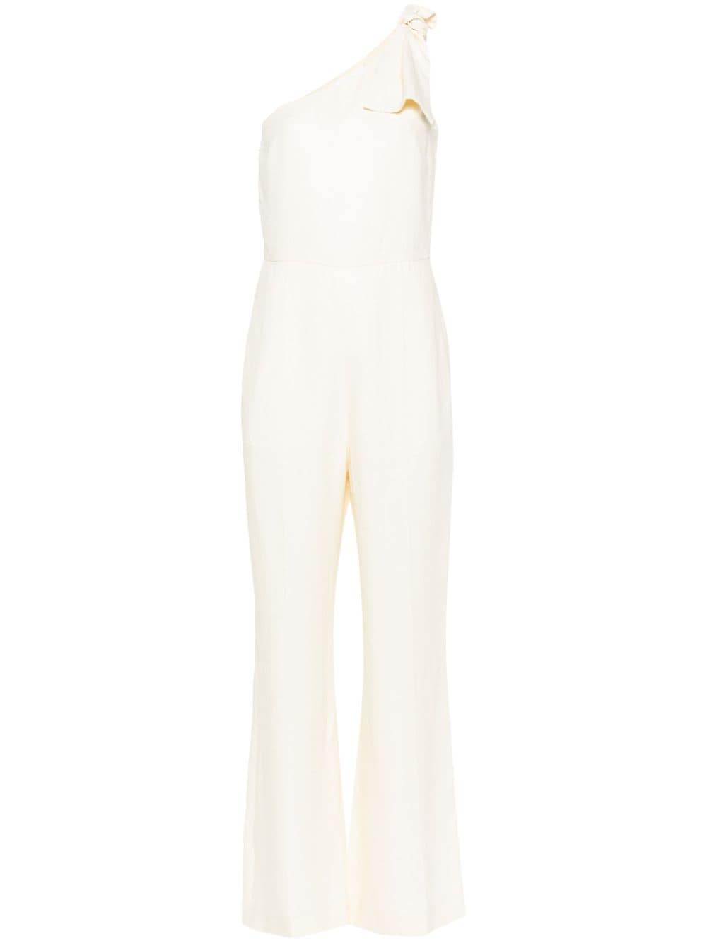 Chloé CHLOÉ- Linen One Shoulder Jumpsuit