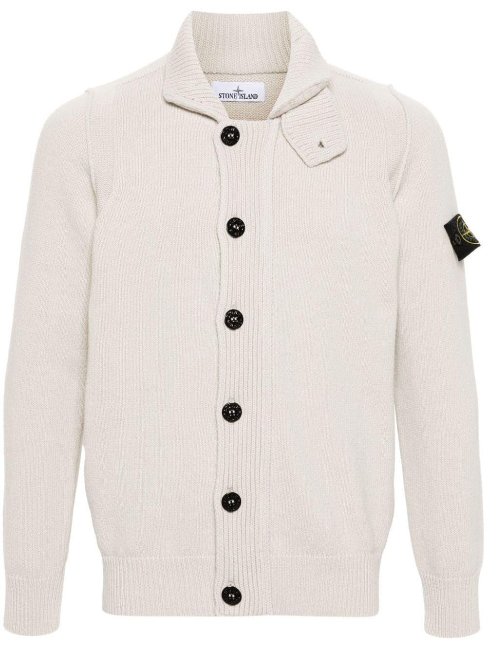 Stone Island STONE ISLAND- Cardigan With Logo