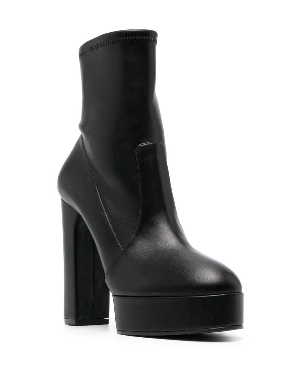 Casadei CASADEI- Betty Leather Heel Ankle Boots